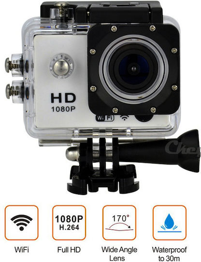 915 32GB Action Camera HD (720p) with Screen and Wi-Fi Purple