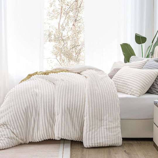 Isadore Lorraine Bettdecken-Set Großes Doppelbett 220x240cm Ivory Coast 3Stück