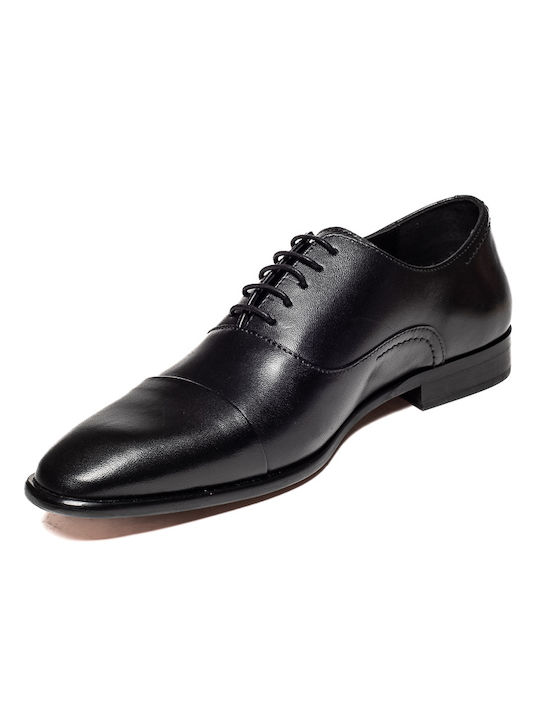 Rover Men's Leather Dress Shoes Black