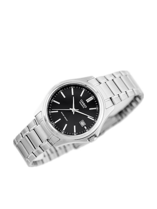 Casio Men's Watch 30mm Battery with Silver Metal Bracelet