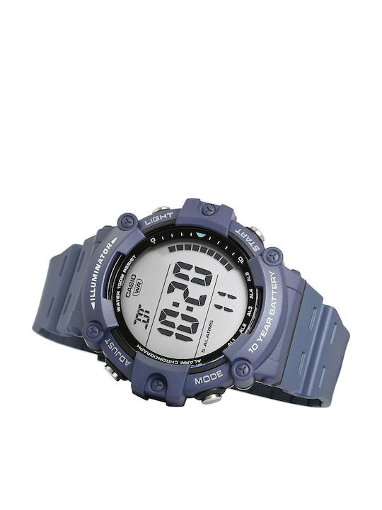 Casio Collection Ρολόι Μπαταρίας με Καουτσούκ Λουράκι