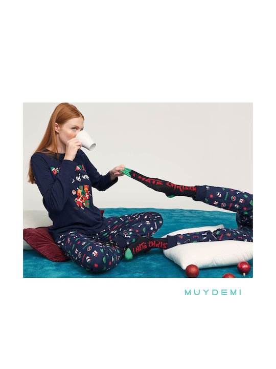Muydemi Коледни Чорапи Multi color 3Пакет