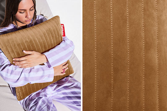 Fatboy Възглавница за диван от кадифе Almond 50x50см