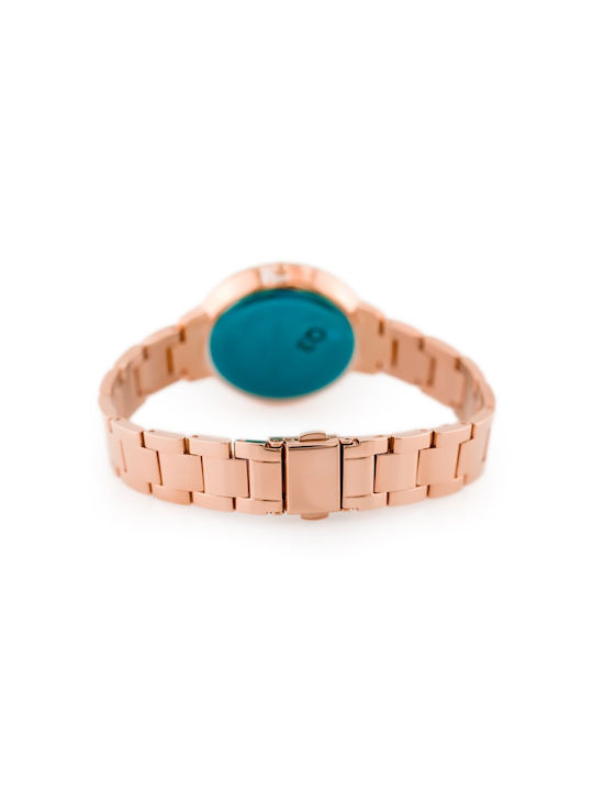 Jordan Kerr Γυναικείο Ρολόι 33mm Μπαταρίας με Χρυσό Μεταλλικό Μπρασελέ