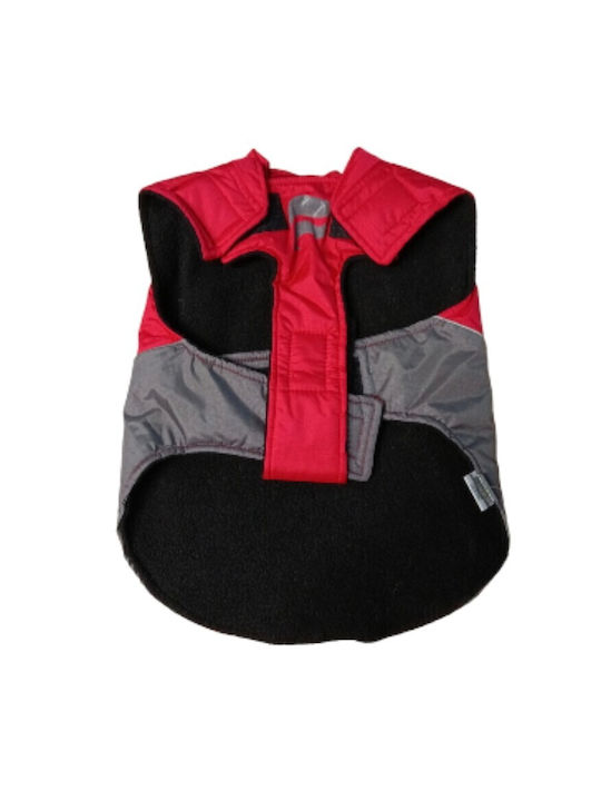 Nunbell Pet Haine pentru câini Impermeabil Roșu cu Lungimea Spateului 40 cm