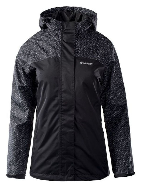 Women's for hiking Short Sports Jacket for Winter Black