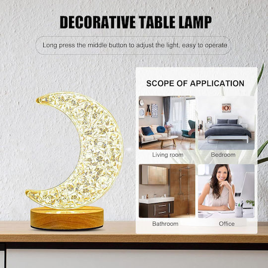 Moon Dekorative Lampe Mondlicht Gelb