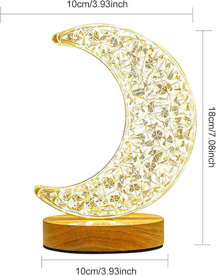 Moon Dekorative Lampe Mondlicht Gelb