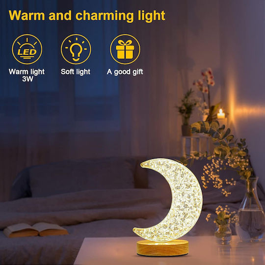 Moon Dekorative Lampe Mondlicht Gelb