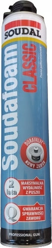 Soudal Αφρός Πολυουρεθάνης Πιστολιού Χαμηλής Διόγκωσης 750ml