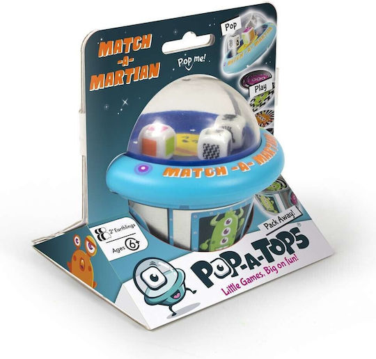 Board Game Pop A Tops-Match a Martian for 2 Players 6+ Years Old (EN) Giochi Preziosi