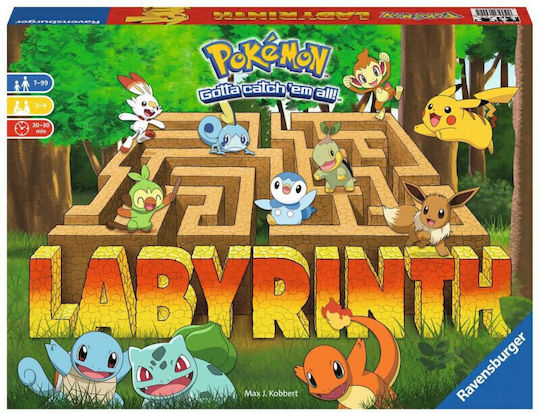 Board Game Labyrinth Pokemon for 2-4 Players 7+ Years Old (EN) Ravensburger