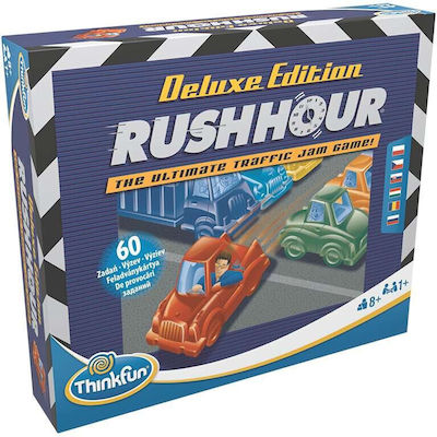 Think Fun Настолна Игра Rush Hour Deluxe Edition за 1 Играч 8+ Години 001978