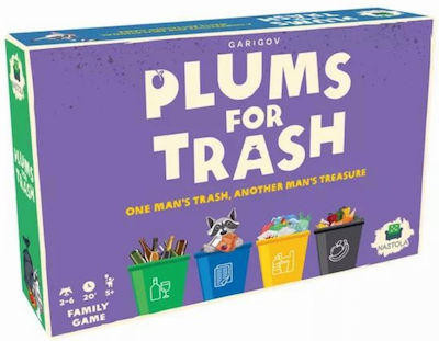 Nastola Games Board Game Plums for Trash for 2-5 Players 5+ Years (EN)