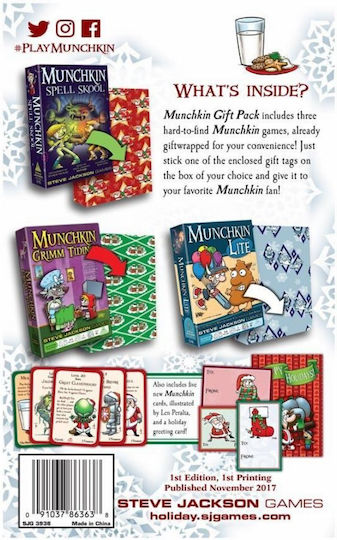 Board Game Munchkin Gift Pack for 2-4 Players 10+ Years Old (EN) Steve Jackson Games