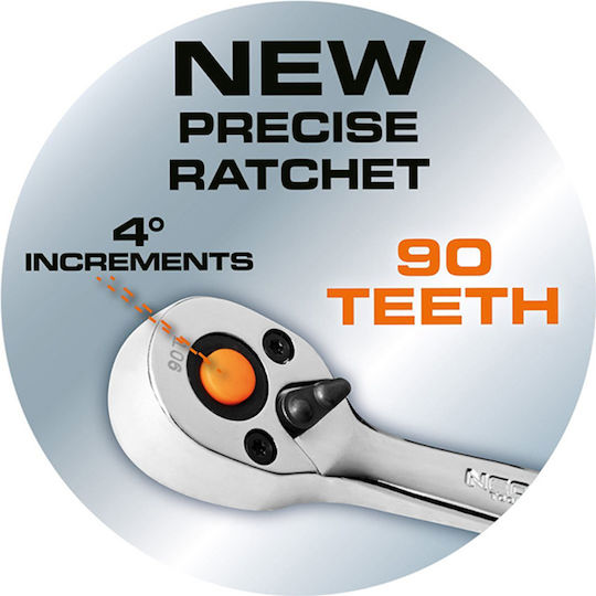 Neo Tools Set Ratchet 1\2" & 1\4" 73pcs