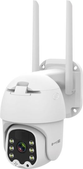 Kruger & Matz Connect C90 IP Κάμερα Παρακολούθησης Wi-Fi Full HD 1080p Αδιάβροχη Μπαταρίας με Ηχείο και Φακό 2.4mm