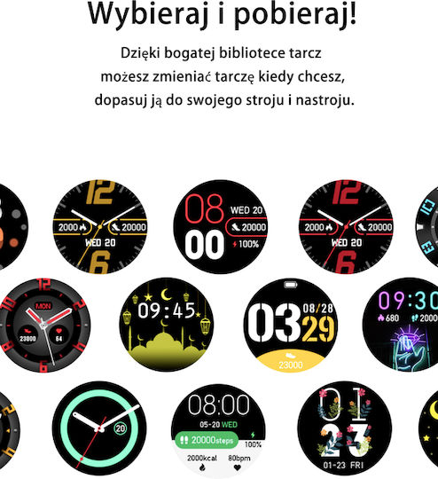 Gravity Gt1 Смарт часовник с Пулсомер Многоцветен