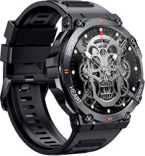 Rubicon Rnce95 47mm Smartwatch mit Pulsmesser (Mehrfarbig)