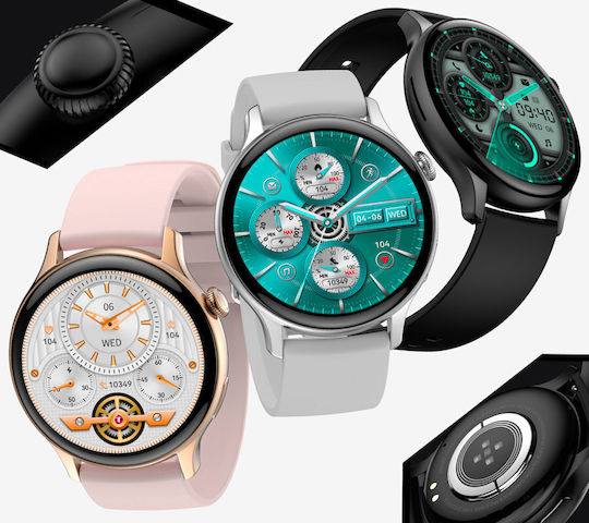 Rubicon Rncf10 Smartwatch με Παλμογράφο (Πολύχρωμο)