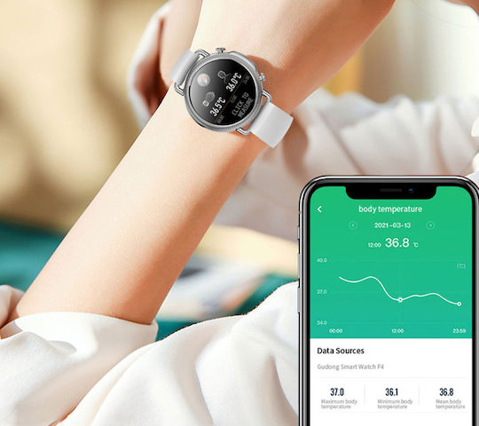Rubicon Rnbe74 42mm Smartwatch (Πολύχρωμο)