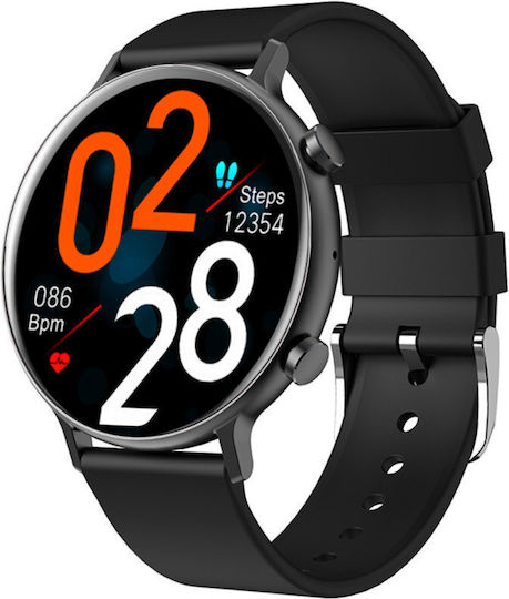 Rubicon Rnce98 44mm Smartwatch με Παλμογράφο (Πολύχρωμο)