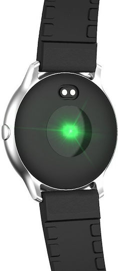 G.Rossi SG003A 45mm Smartwatch mit Pulsmesser (Schwarz)
