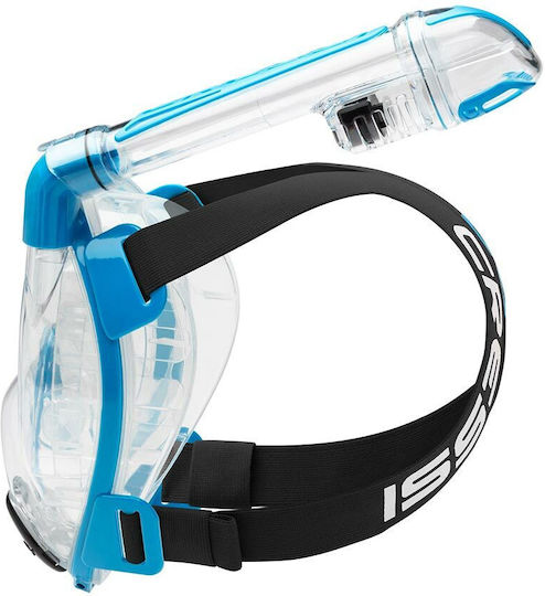 CressiSub Duke Silicone Full Face Light Blue Diving Mask