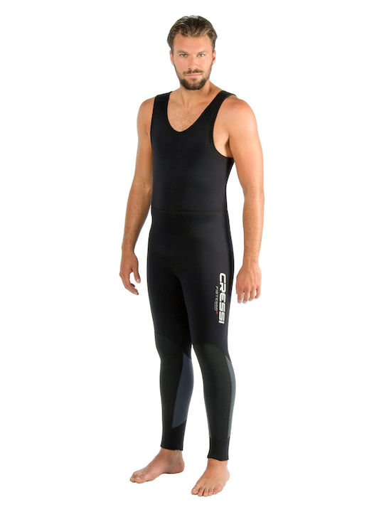 CressiSub Fisterra Divisible Wetsuit Shaved for Speargun Black 9mm