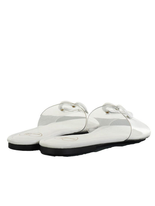 Sandale Casual Damă Alb