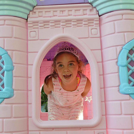 Feber Plastic Kids Playhouse Pink Super Princesses Palace 198x147x250cm