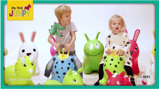 Gerardo’s Toys Hopfen Hopfen Hase für 1+ Jahr alt Jahre Grün 18cm.