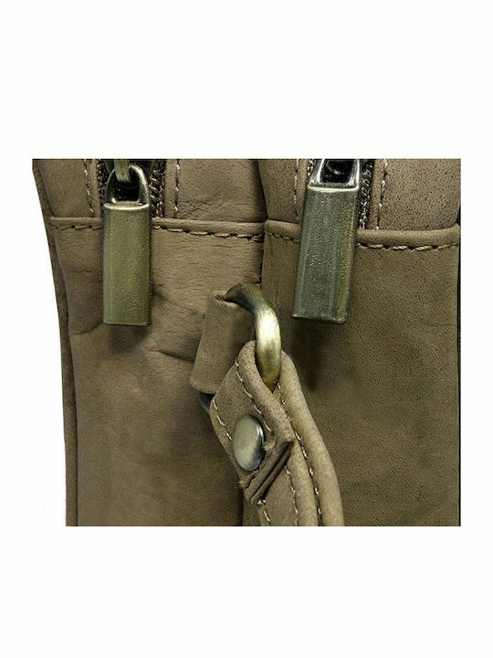 Piele Bum Bag pentru Talie Kaki