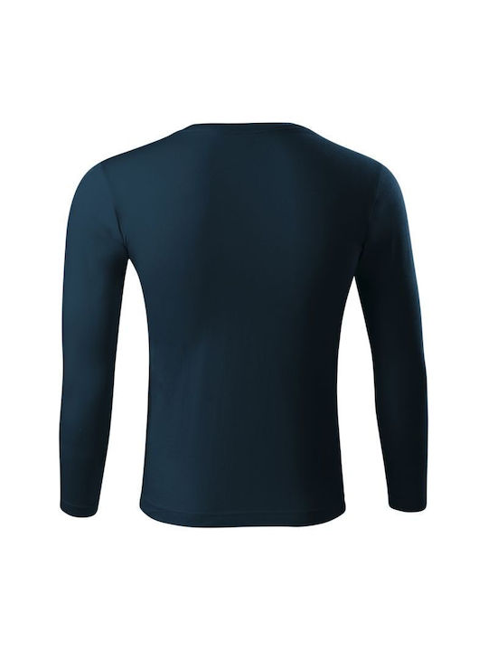 Malfini Men's Long Sleeve Blouse Petrol Blue