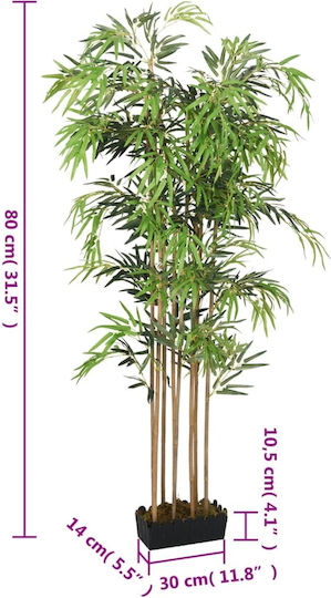 Μπαμπού σε Γλάστρα 80cm vidaXL