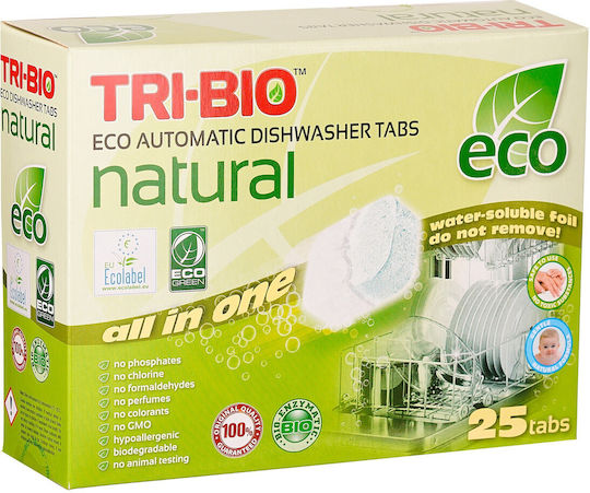 Tri-Bio 1x25 Капсули за съдомиялна Екологични