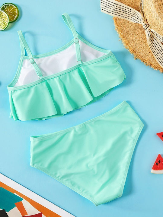 iEFiEL Kinder Badeanzug Bikini Green