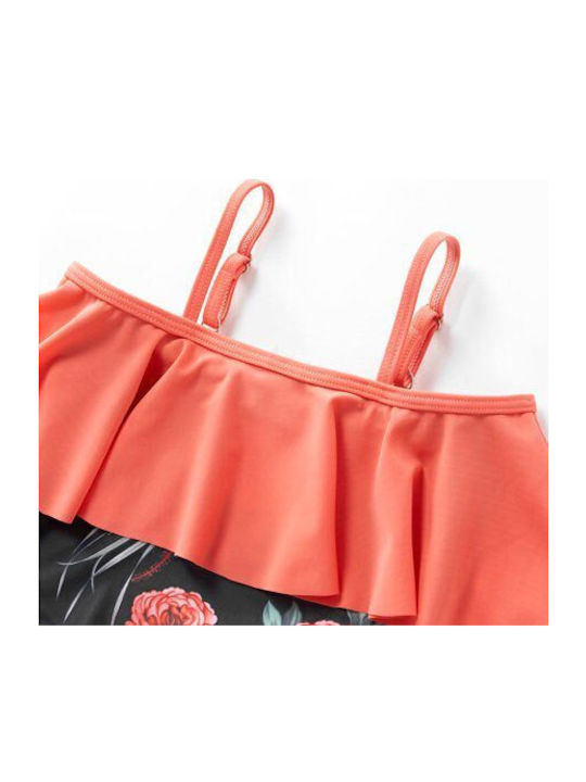 iEFiEL Costum de baie pentru copii Întreg Black - Red