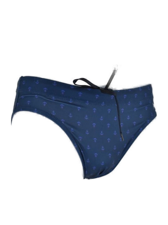 Ανδρικό Μαγιό Slip Blu