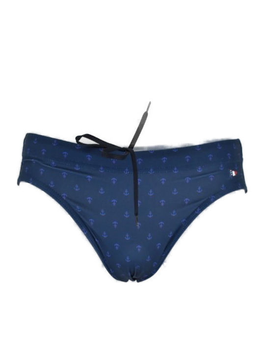 Ανδρικό Μαγιό Slip Blu