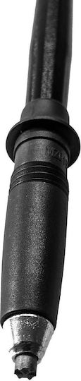 Veriga Pair of Compact Aluminum Trekking Poles with 3 Sections Black 320gr