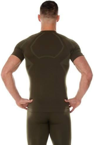 Brubeck Sweatshirt Militär in Khaki Farbe