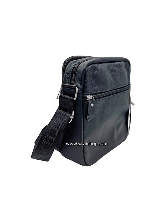 Savil Leder Herrentasche Schulter / Crossbody