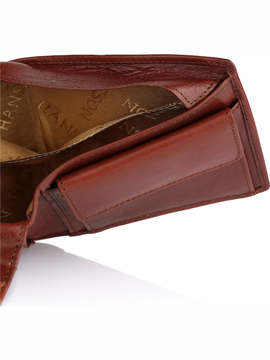 Leather Men's Wallet Classic Brown