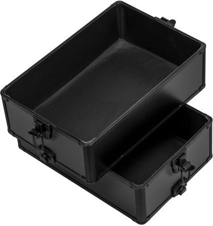 UpLac Metallic Cosmetic Case Black H70xW36xD25cm