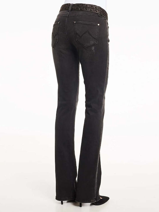 Gaudi Women's Jean Trousers in Skinny Fit Black