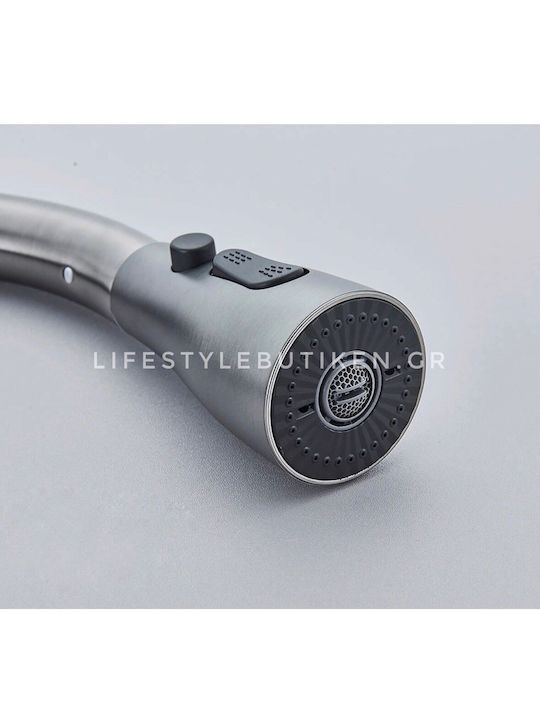 Naron Кораб Кухненски мивки Инокс М75xШ46см Gun Metal