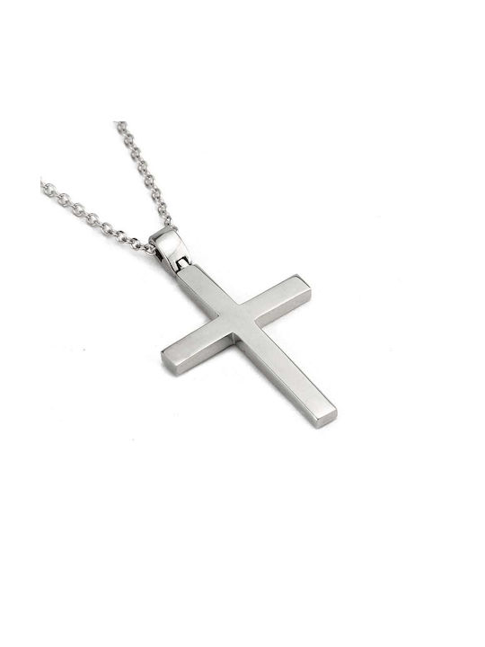 Goldsmith Damen Weißgold Kreuz 14K