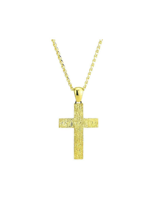 Goldsmith Men's Gold Cross 14K Double Sided