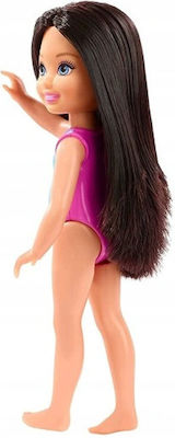 Barbie Κούκλα Dolphin Swimsuit για 3+ Ετών 14εκ.